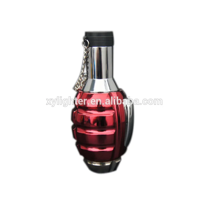 Xy34g001 Grenade Single Double Triple Quad Jet Flame Refillable Cigar