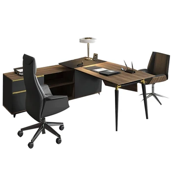 Nordic Design L Shape High Quality Executive Desk Wooden Desks Executive Desk Wooden Desks