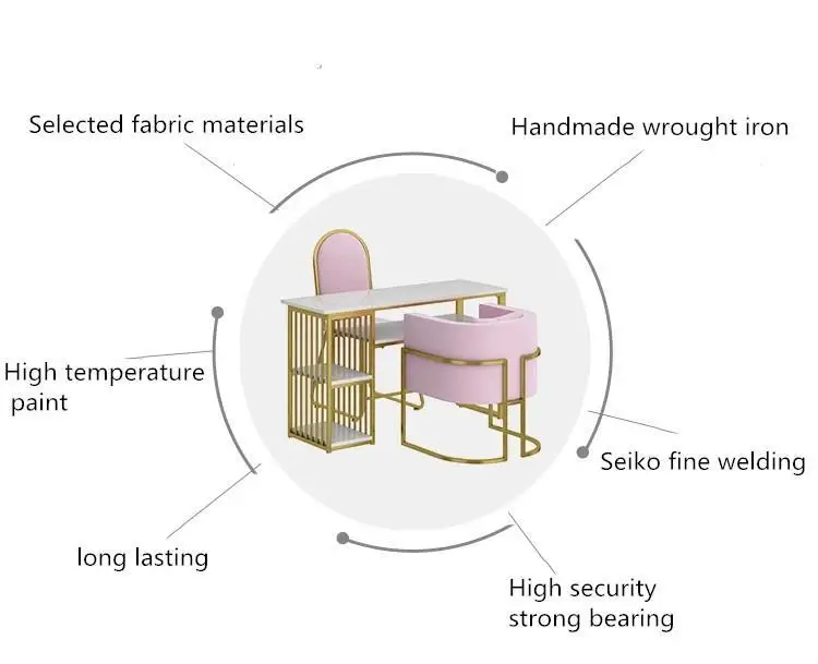 Modern style beauty salon manicure station manicure nail table