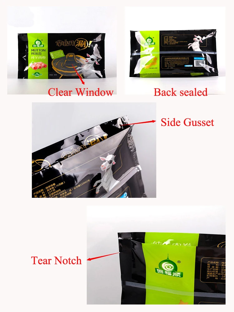 frozen shrimp vacuum packag bag