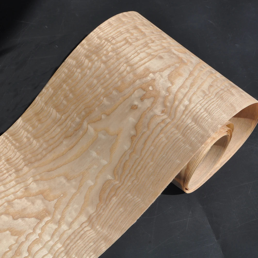 Greenland Free Sample New Design Chinese Ash Swirl Wood Veneers Home