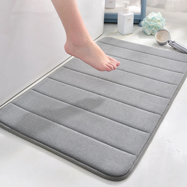 Hot Sale Washable Bathroom Design Waterproof Anti Slip Memory Foam Foot ...