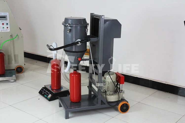Manual Abc Dry Powder Fire Figting Foam Extinguisher Refilling Machine