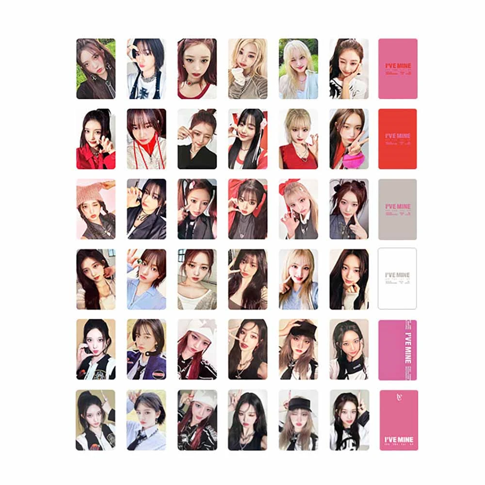 KPOP Photocards IVE I'VE MINE Album Postcard Collection - Yujin