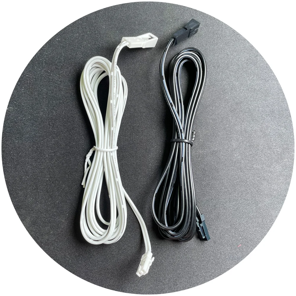 2m 2pins Male Female 2510 Dupont Extension Cable Cord Under Led Lighting Kit Dc