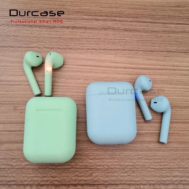 2020 Newest Original design Inpods 12 TWS V5.0 Colourful Frosted Feel Stereo True wireless Earbuds Headphone Earphone - ANKUX.COM