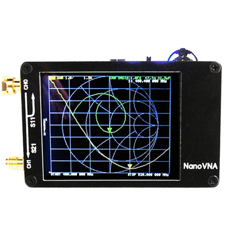 Nanovna 50KHz-900MHz Vektor-Netzwerkanalysator Nano-VNA-Kit MF HF VHF UHF 2.8" 