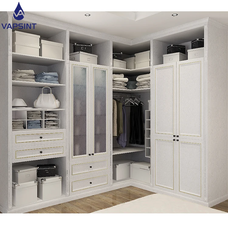 Customized high end  classical style for sale wooden wardrobe