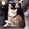 3D Bedding Sets Twin Full Double Queen Size Bedding Duvet Cover+Pillowcase fashion Cat Bedding Set Luxury