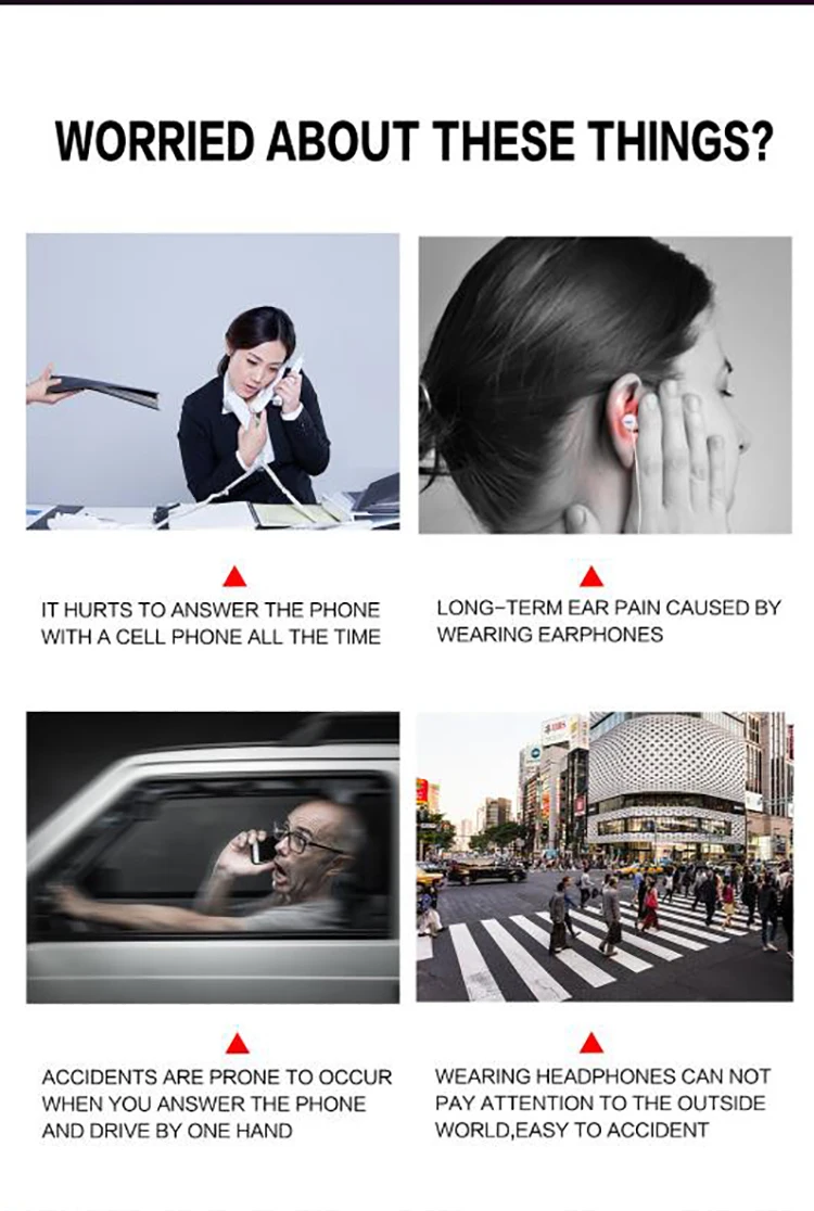 Outdoor Waterproof Sport Jogging Running Driving Cycling Bt 5.0 Wireless Bone Conduction Headphones - ANKUX.COM