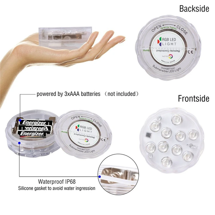 Birthday candle Pool led light