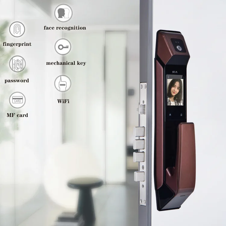 High Level Fully Automatic Smart Facial Recognition Door Lock
