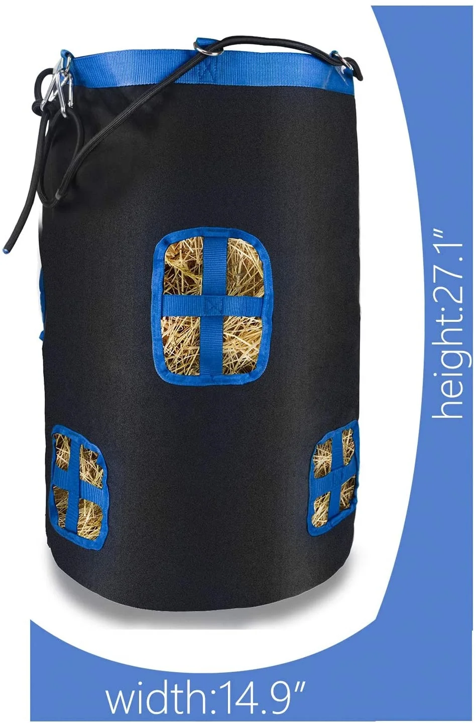 Waterproof Oxford Round Hay Bale Storage Bag Durable Large Tote Hay