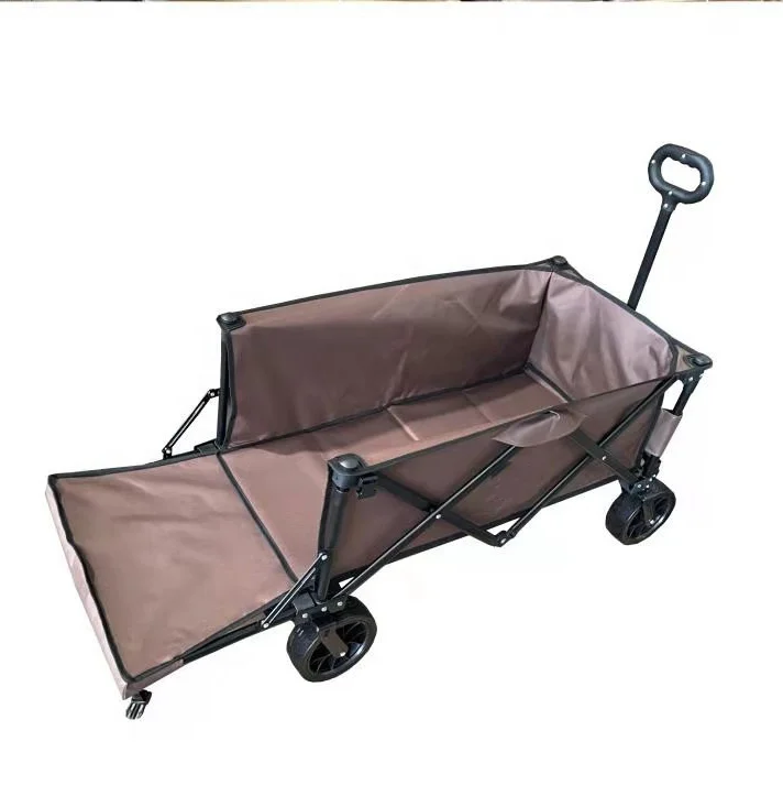 Stainless Steel Trolley Hand Carts & Trolleys Foldable Wagon Stroller ...