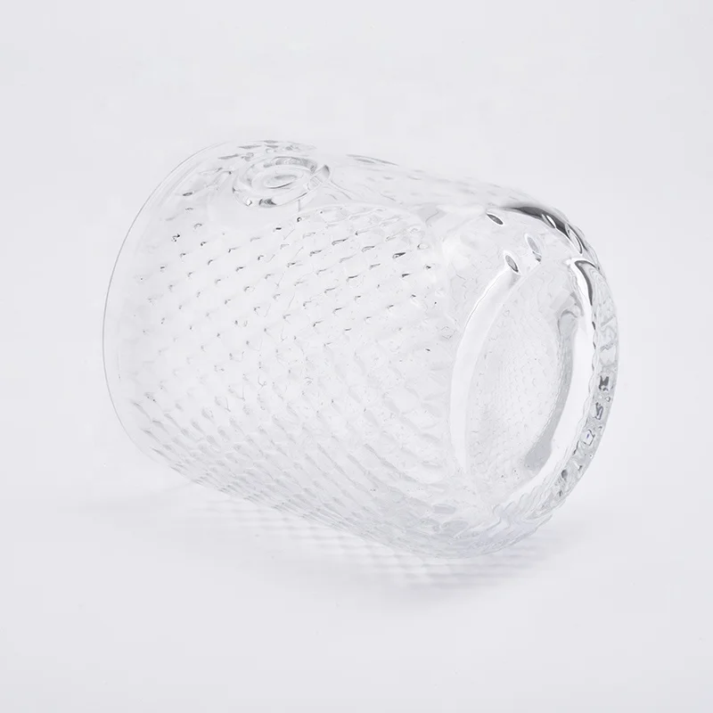 Customized engraving candle vessel votive glass candles jars scented bedroom decor wholesales