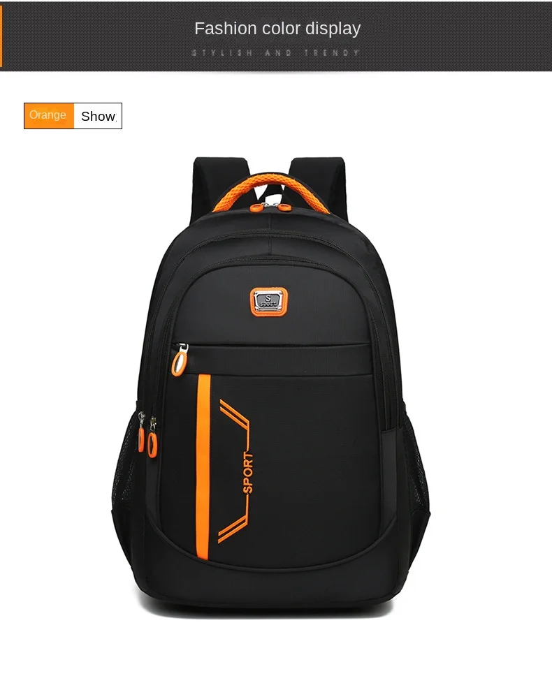 Women's Korean Style Large Capacity Backpack Men's Computer Bag Fashionable Schoolbag for Junior Senior High School Backpack