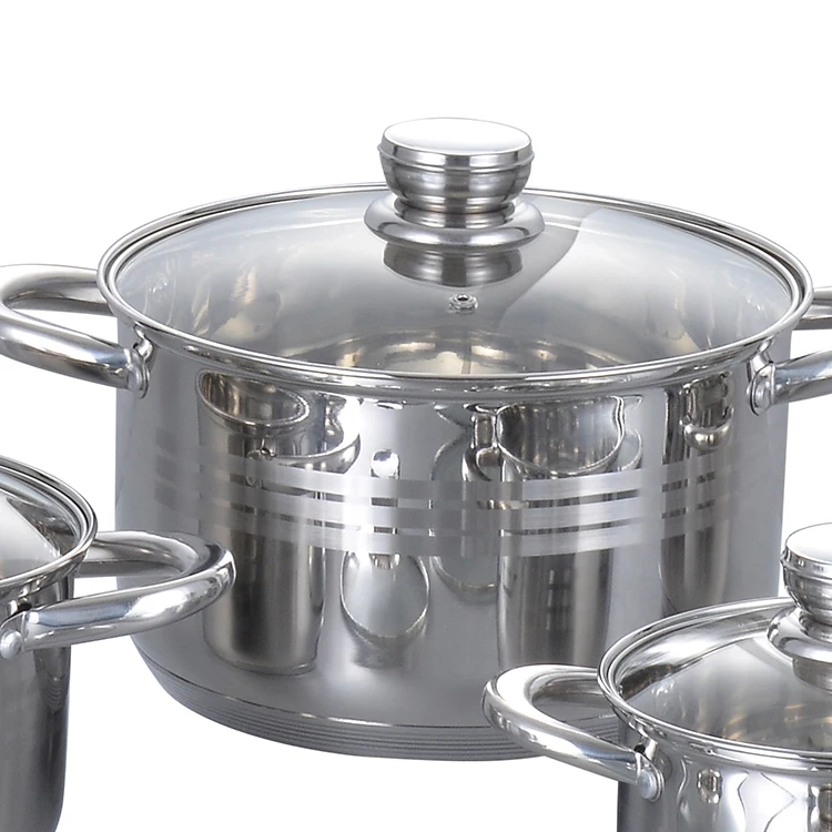 Cheapest Kitchen Chef Stainless Steel Restaurant Cookware Cooking Pot