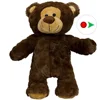 Custom Made Recordable Plush 15" Talking Teddy Bear Talking Record Plush Toy Stuffed Brown Bear Talking Teddy Bear