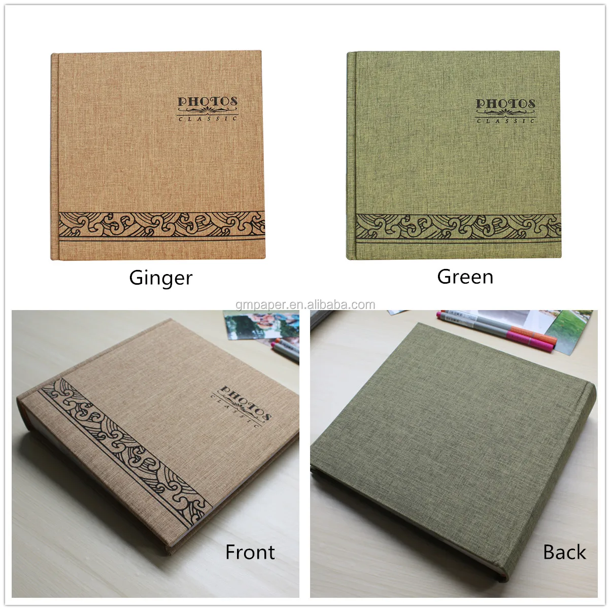 Fabric Cover Photo Album 4r Paper Slip In Pocket Photo Boo 200 Fotos