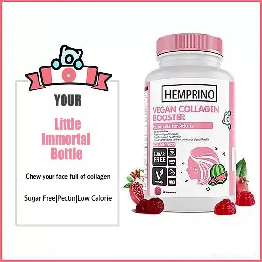 OEM sugar-free beautify skin health and fitness nutrition vitamin c e vegan collagen booster gummies for adults