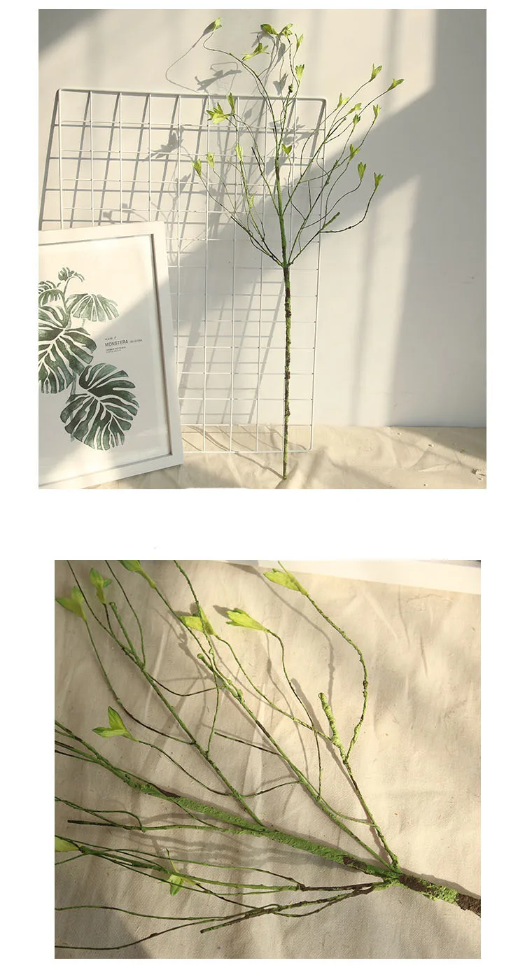 2021 Hot Sale Decorative Tree Branches Color Spring Willow Branch Green