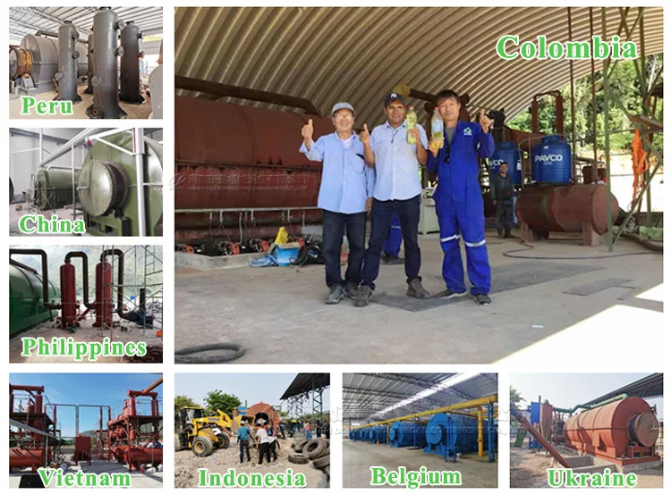 Waste plastics refining machine to get pyrolysis oil with the newest technology