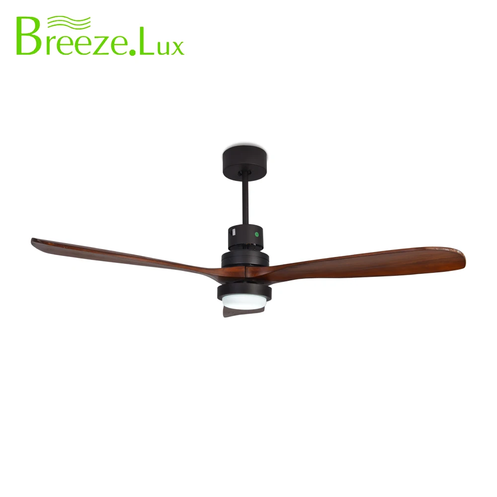 Breezelux orient Style Vintage Chandelier Pendant Light Plywood Blade Ceiling Fan With Light