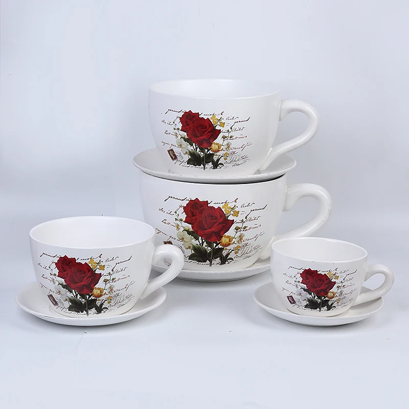 White Ceramic Pots Wholesale Large Garden Succulent Pot Indoor Cheap