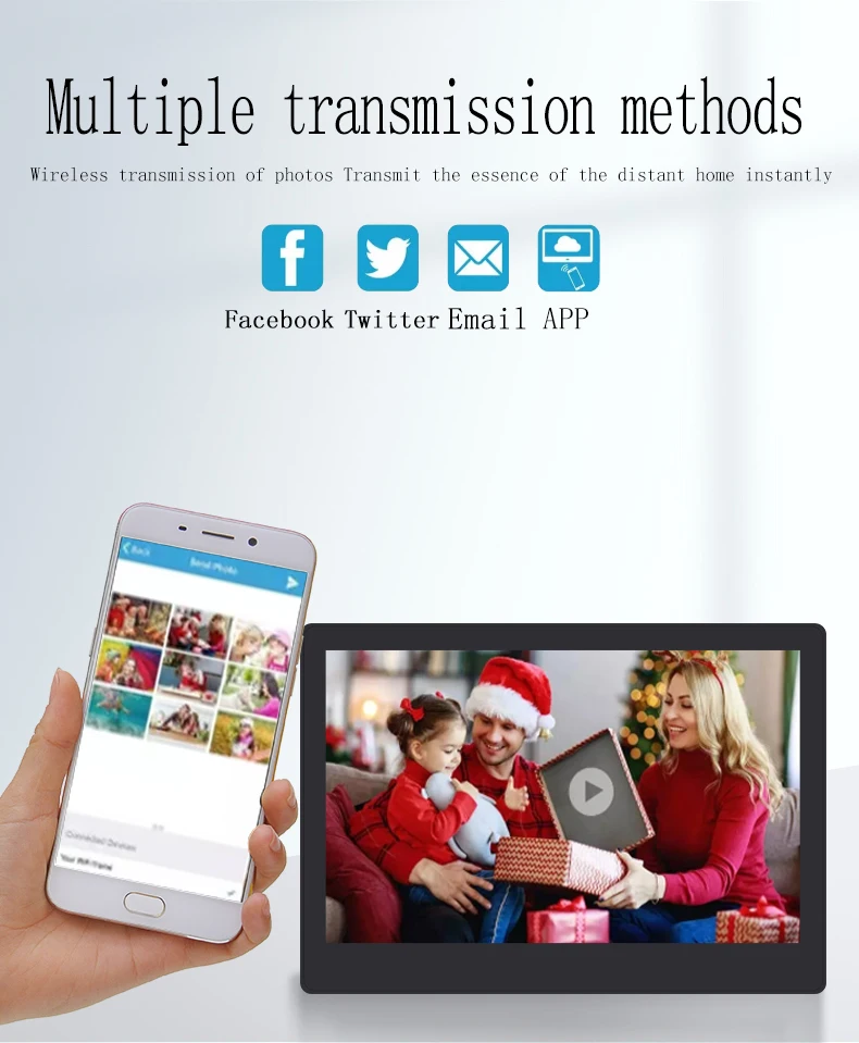 Digital Cloud Album 10.1 Inch Wifi 16gb Digital Photo Frame 1280x800