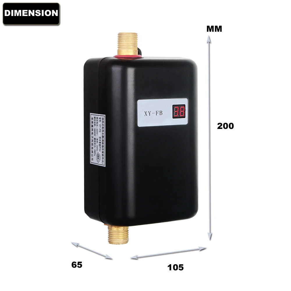 3000 W 110 V Toilet Water Heater For Washing Hands Plastic Water Heater