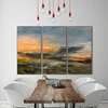 Minimalist Paintings Abstract Landscape Hand Art Painting Set Of The Sky