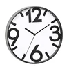 hot sale simple style plastic big arabia numerals clock decorative wall clock for living room