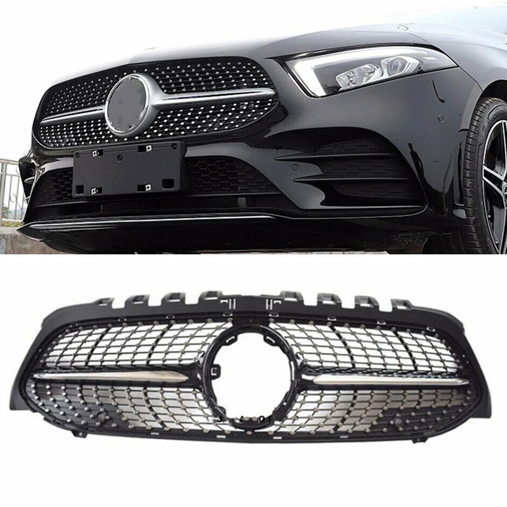 For Mercedes W177 A Class Hatchback GT Grille Front Grill A200 A250 Year 2019