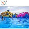 China Supplier Commercial Outdoor Water Slide Playground Kids Inflatable Water Park With Pool