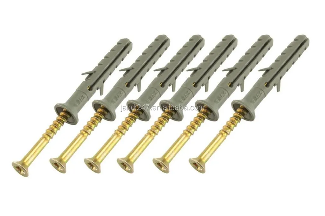 7mm 5mm 6mm 8mm Dry Wall Self Tapping Screw Pvc Plastic Nylon Expansion