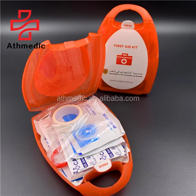 2023 Athmedic Logo Custom Premiums Plastic Case Promotional First Aid