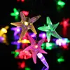Starfish Solar String Lights Fairy Halloween Christmas Decorative Lighting LED Solar Lawn Landscape Yard Light