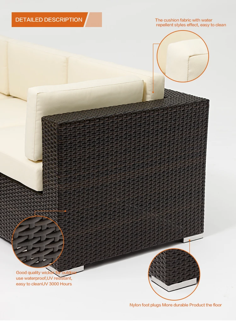 Excellent Quality Outdoor Patio Furniture Wicker Coversation Beige Sofa Set For Backyard.jpg