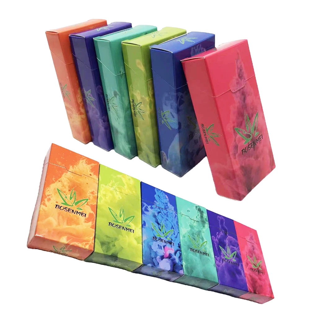 Bio-degradable Printing Packing Smoking Packaging Cigarette Box With Lighter Custom Cigarette Boxes Case Cigarettes Pack Blank