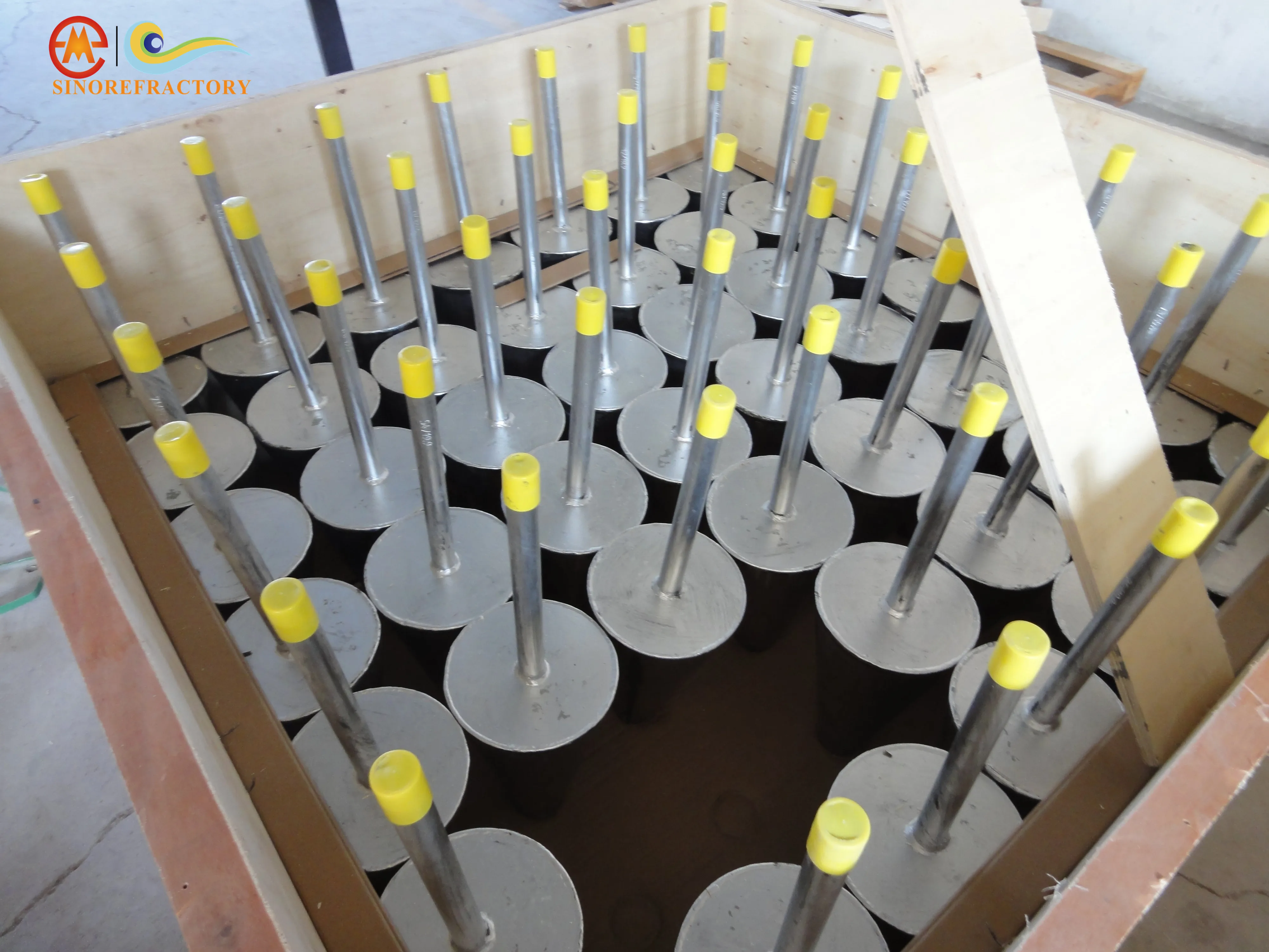 Refractory Integrated Well Seating Block And Purging Plug Buy Purge