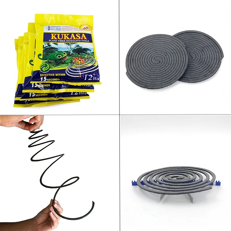 KUKASA 12H High Standard Mosquito Coils Flies Repellent Incense Plant Fiber Mosquito Coil