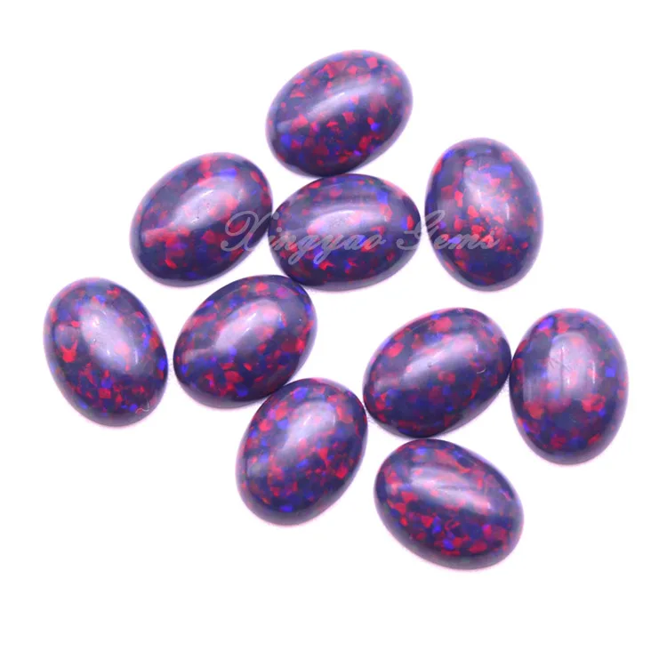 Color change Purple-White #115 Oval 12x10mm 7 Ct Lab Created Gemstone Monosital 