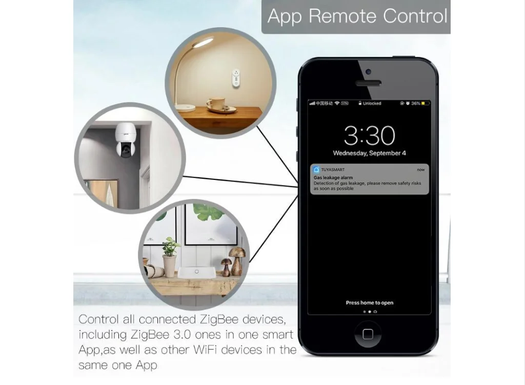 Smart Home Automation WiFi+Zigbee Smart House Switch Universal Intelligent Remote Controller - ANKUX.COM