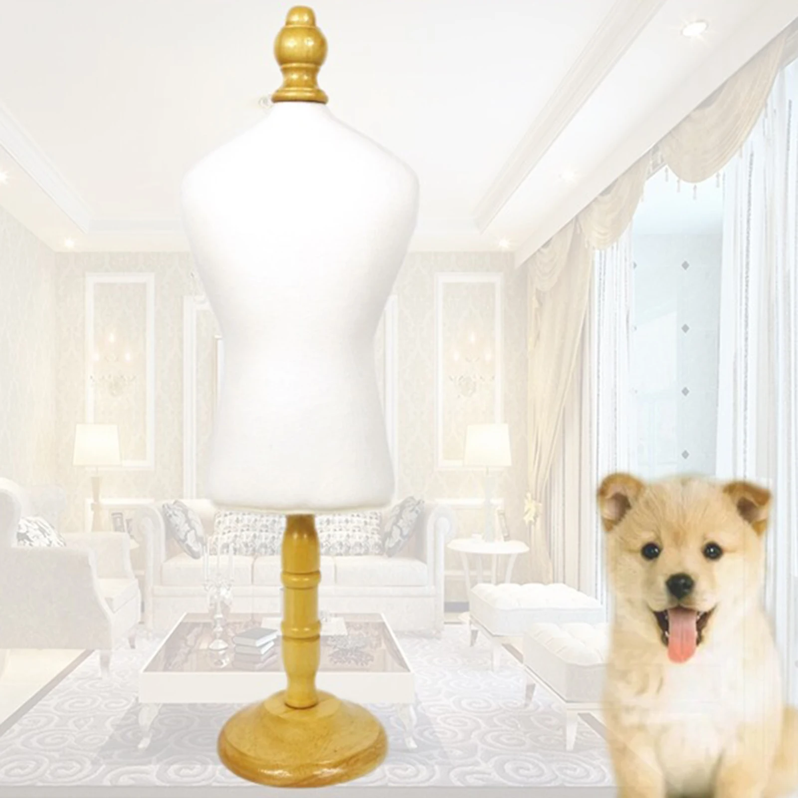 Mini Doll Dress Form Pet Mannequin Rack Display Rack For Cat Dog