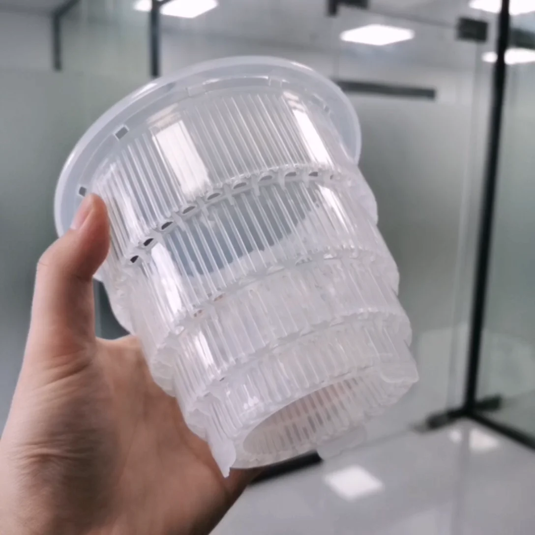 Orchid Pots With Holes Plastic Plastic Clear Slotted Orchid Pots Liners