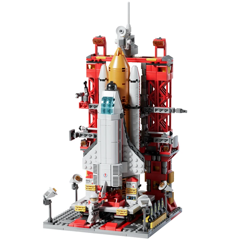 lele【卸】第８弾 宇宙20＋10mlラビベロ100旅人10他3種5ml Lele Brother Space Shuttle Rocket Building Blocks - 1089-Piece