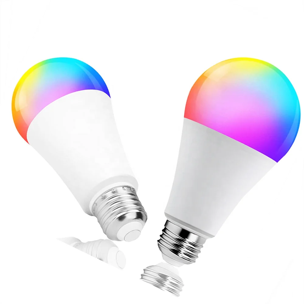Wholesale price 800lm E26 E27 B22 Alexa Google Assistant home smart led bulb