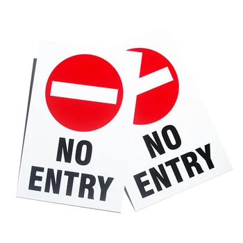 custom aluminium road safety symbols no entry sign