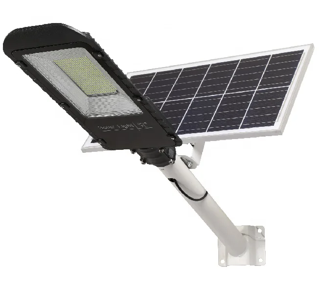 waterproof outdoor solar panel led lights with remote control 50W solar street light for courtyard road street