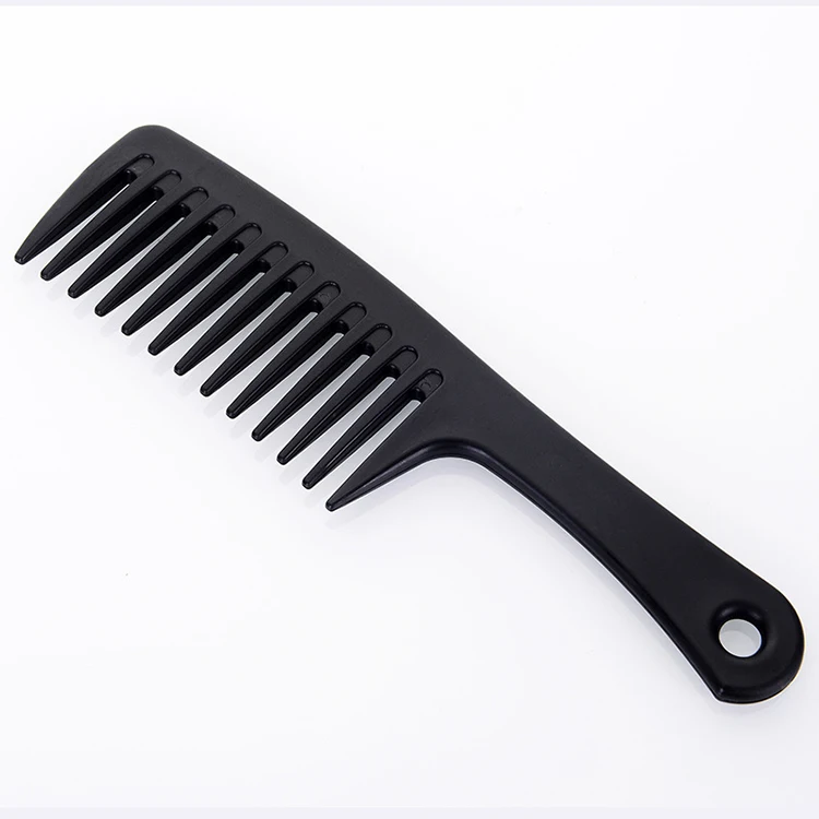 Professional Private Label Plastic Wide Tooth Hair Comb - Buy ...